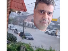 VEREADOR DE CANELA DIZ QUE A CULPA DAS INUNDAÇÕES NA CIDADE É DA POPULAÇÃO