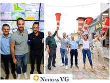 Em Barra do Ribeiro, governador entrega obra de pavimentação e sala de videomonitoramento