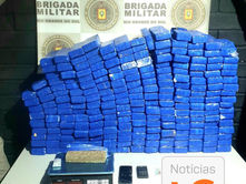 Cachoeirinha - Brigada Militar apreende 135 quilos de maconha
