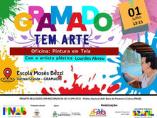 Oficina de arte com Lourdes Abreu será realizada hoje na Escola Mosés Bezzi, em Gramado