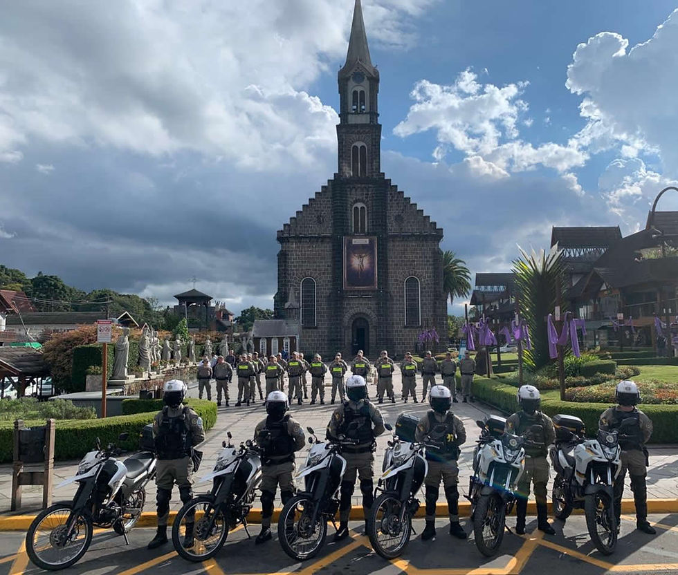 Brigada Militar recebe reforço para os eventos de Páscoa na Região das Hortênsias