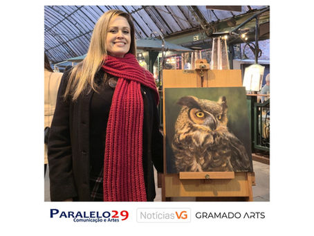 Claudia Machado leva talento e criatividade ao Connection Terroirs do Brasil 2026 com pintura ao vivo