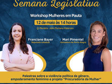 Câmara de Vereadores coloca pautas femininas em debate na Semana Legislativa