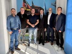 Presidente da Câmara, Felipe Caputo, recebe empresários da ASECAR para fortalecer o setor empresarial de Canela e região