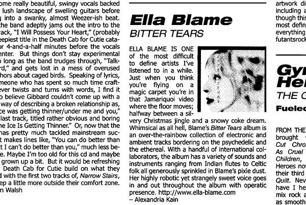 Bitter Tears Review by Alexandria Kain