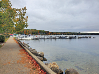 A Cloudy Day by the Lake