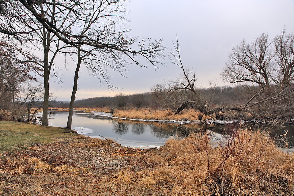 Wisconsin Landscape with Creek