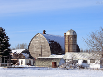 Rural Architecture in Winter