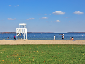 A Wisconsin Beach In October