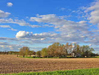 Countryside and Clouds