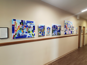 Abstract Paintings by Ella Blame