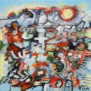  Time For A Change - Abstract Expressionism Painting by Ella Blame