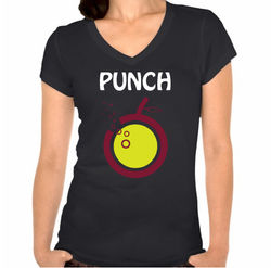 T shirt_women_Black_front side 