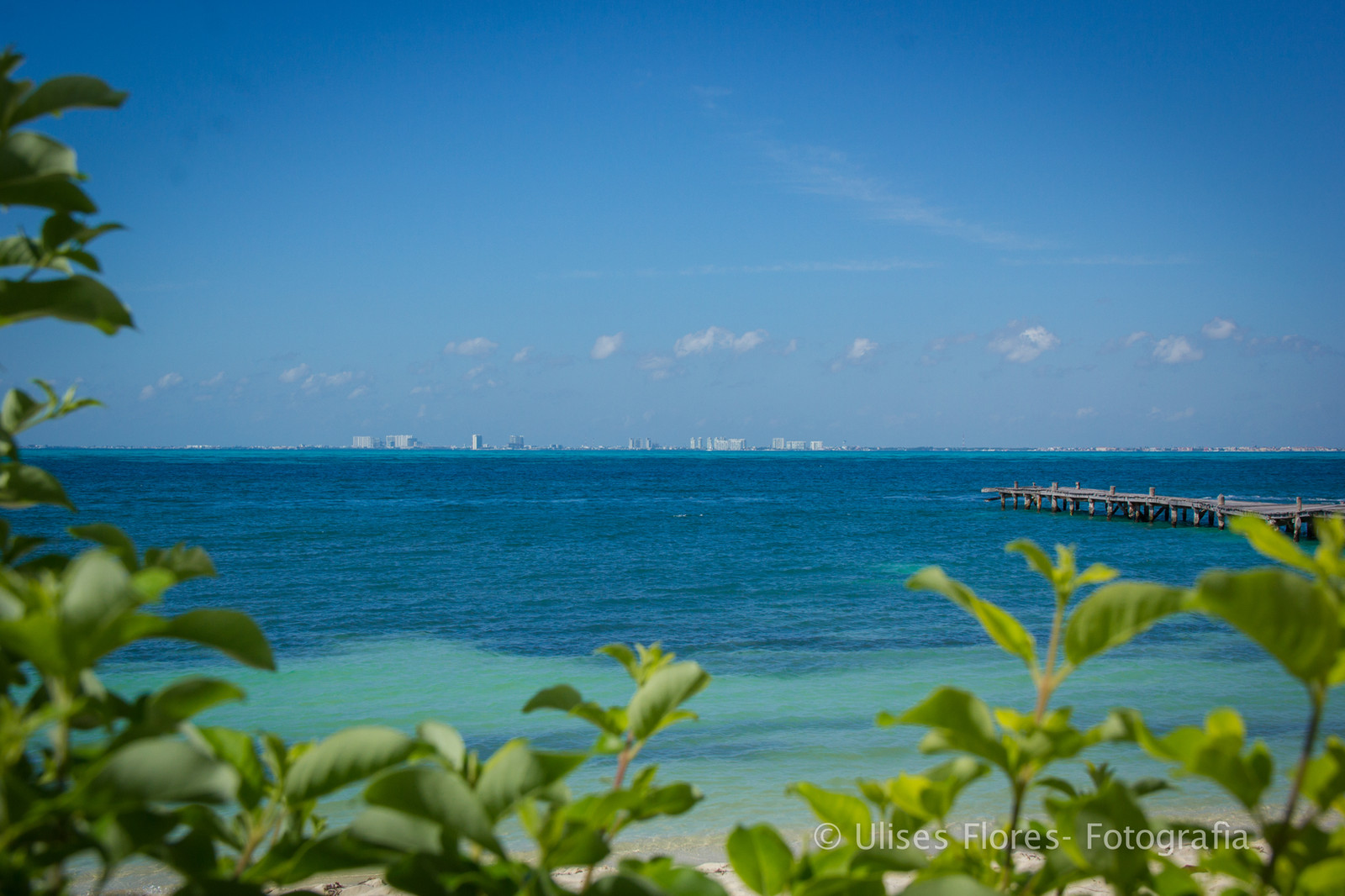 Sotavento Isla view of Isla Mujeres Bay.