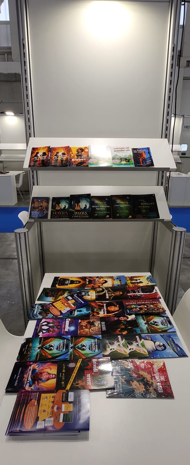 I'm so delighted to see two of my anthologies 'Teenage Love Story Volume 2' and 'Secrets of Whimsyville ' at Bologna Book Fair in Italy at H15 Hall 30.