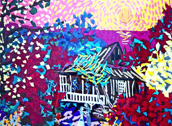 Hawaiian Hut | Mixed Media