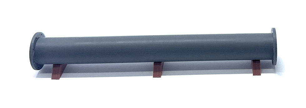 Thumbnail: HO Scale 50ft Flange Pipe