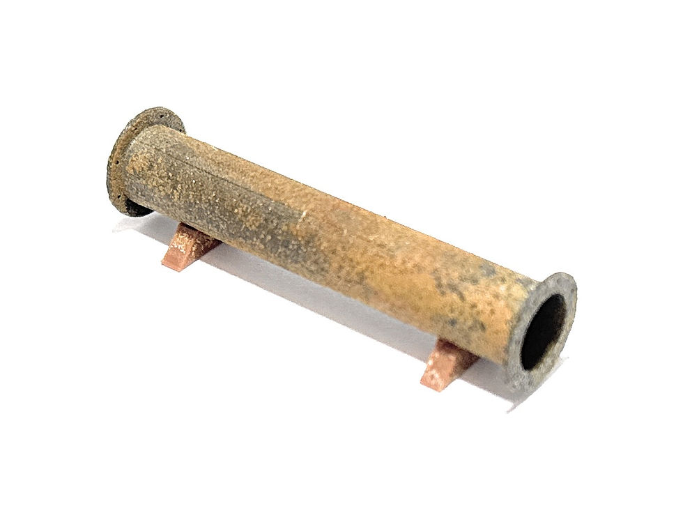 Thumbnail: N Scale 30ft Flange Pipe