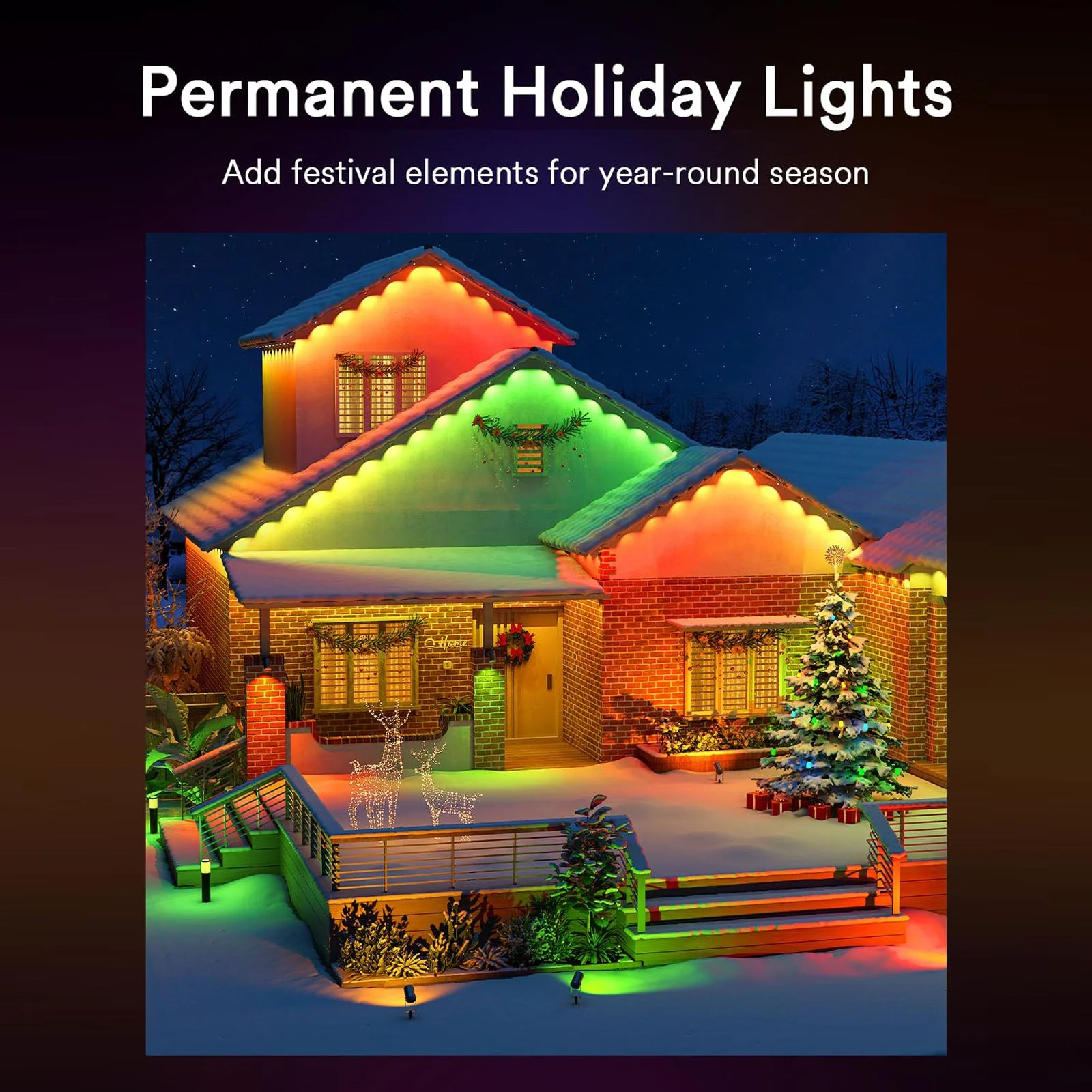 Lumary permanent outdoor lights and pathways lights