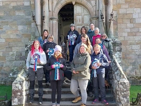 ScentOps up North held a double Bronze & Silver trial at the stunning Chillingham Castle.