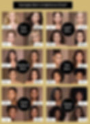 Skin undertone example chart
