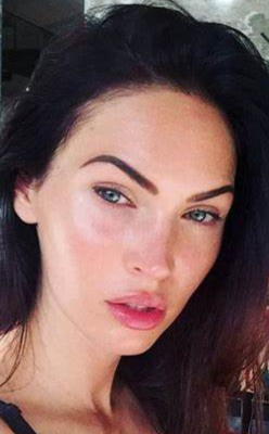 Megan Fox with no makeup