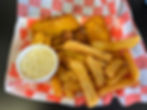 2 Pieces of Fish with Chips, Coleslaw & Hushpuppies