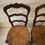 Thumbnail: Set of 4 French Ladder Back Chairs