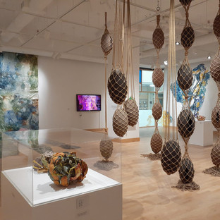 Installation view - Left to Right: Rotem Reshef, Michael Ware, Anthony Sonnenberg, Martha Rieger, Sara Parent-Ramos, Matt Wedel.