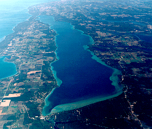 Torch Lake Arial View