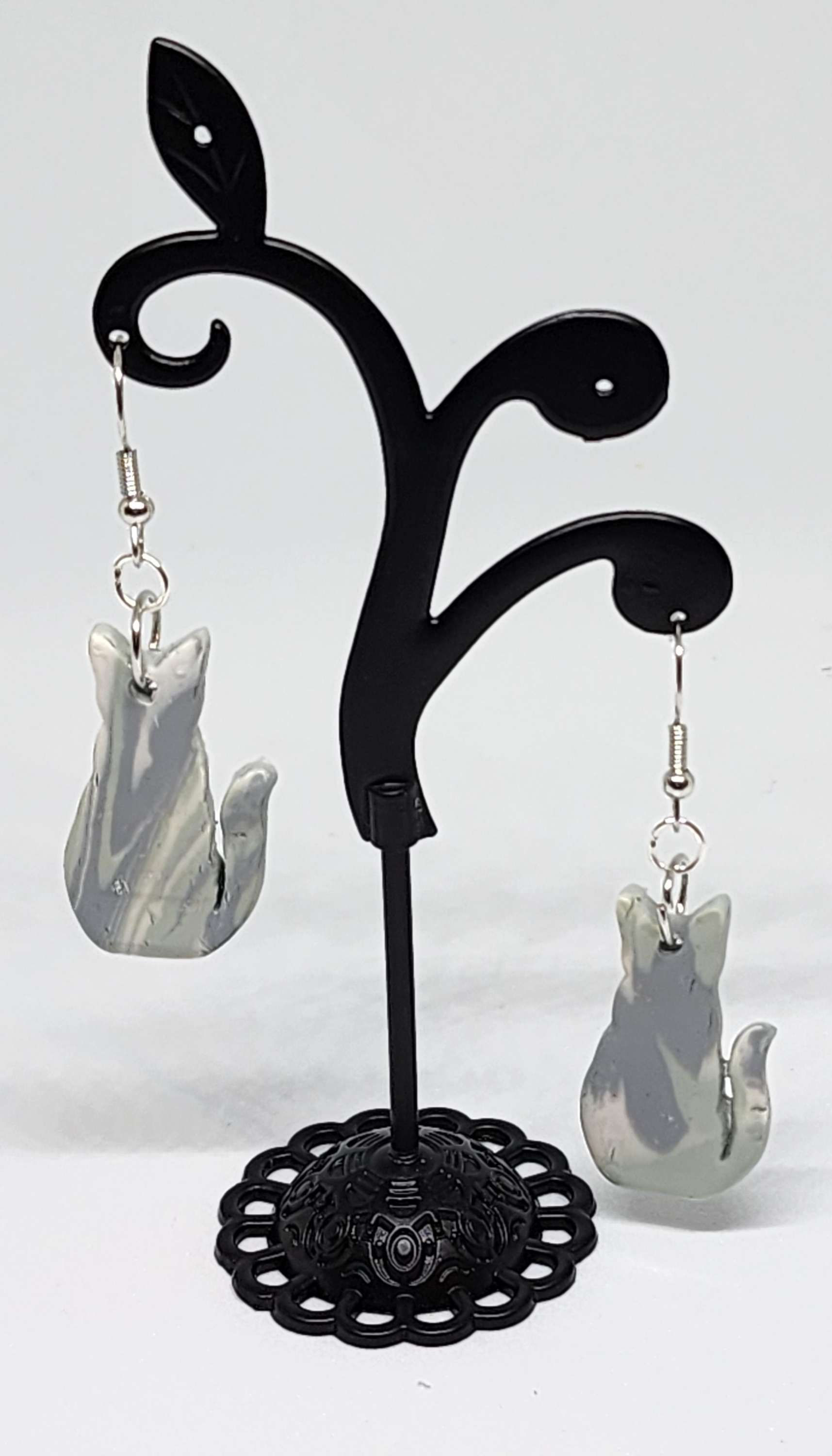 Marbelized Kitten Dangles