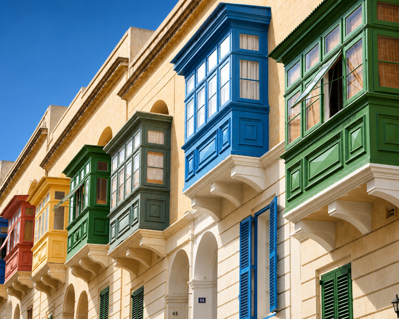 Close-up of Mediterranean architecture and lifestyle details