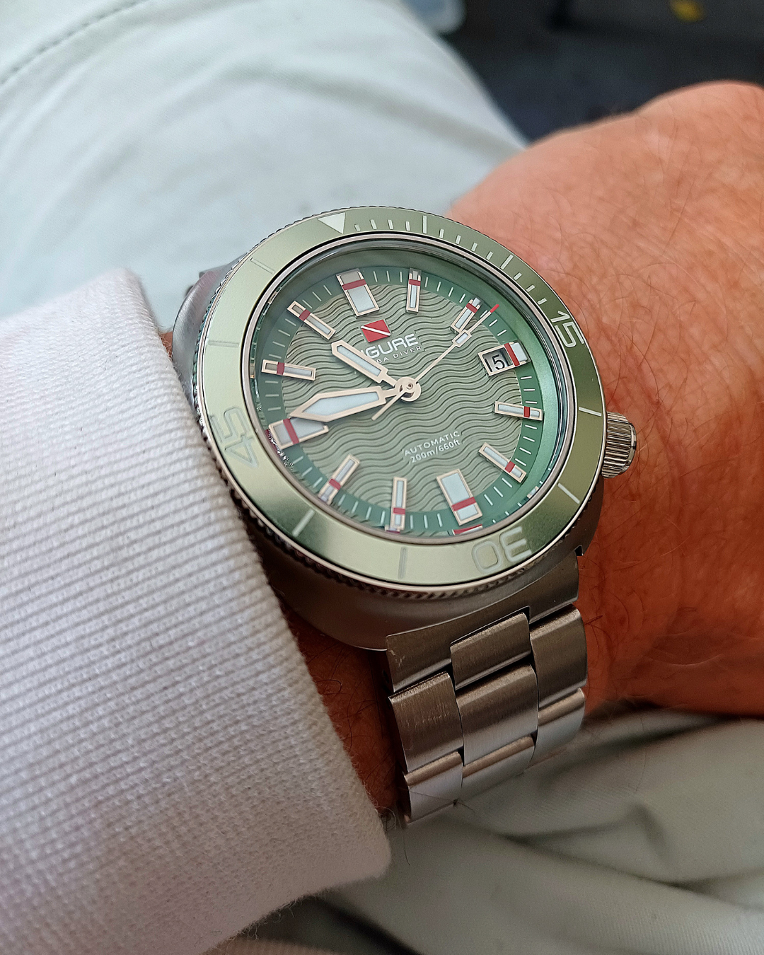 On the wrist