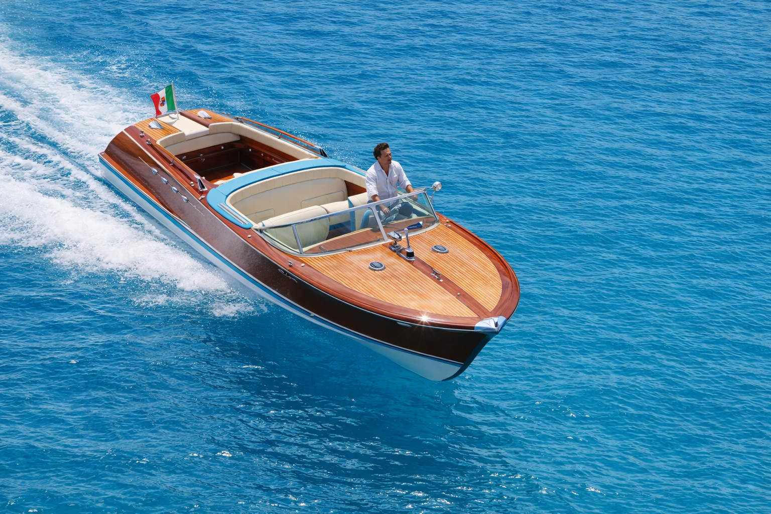 Elegant Mediterranean sailing moment at sunset