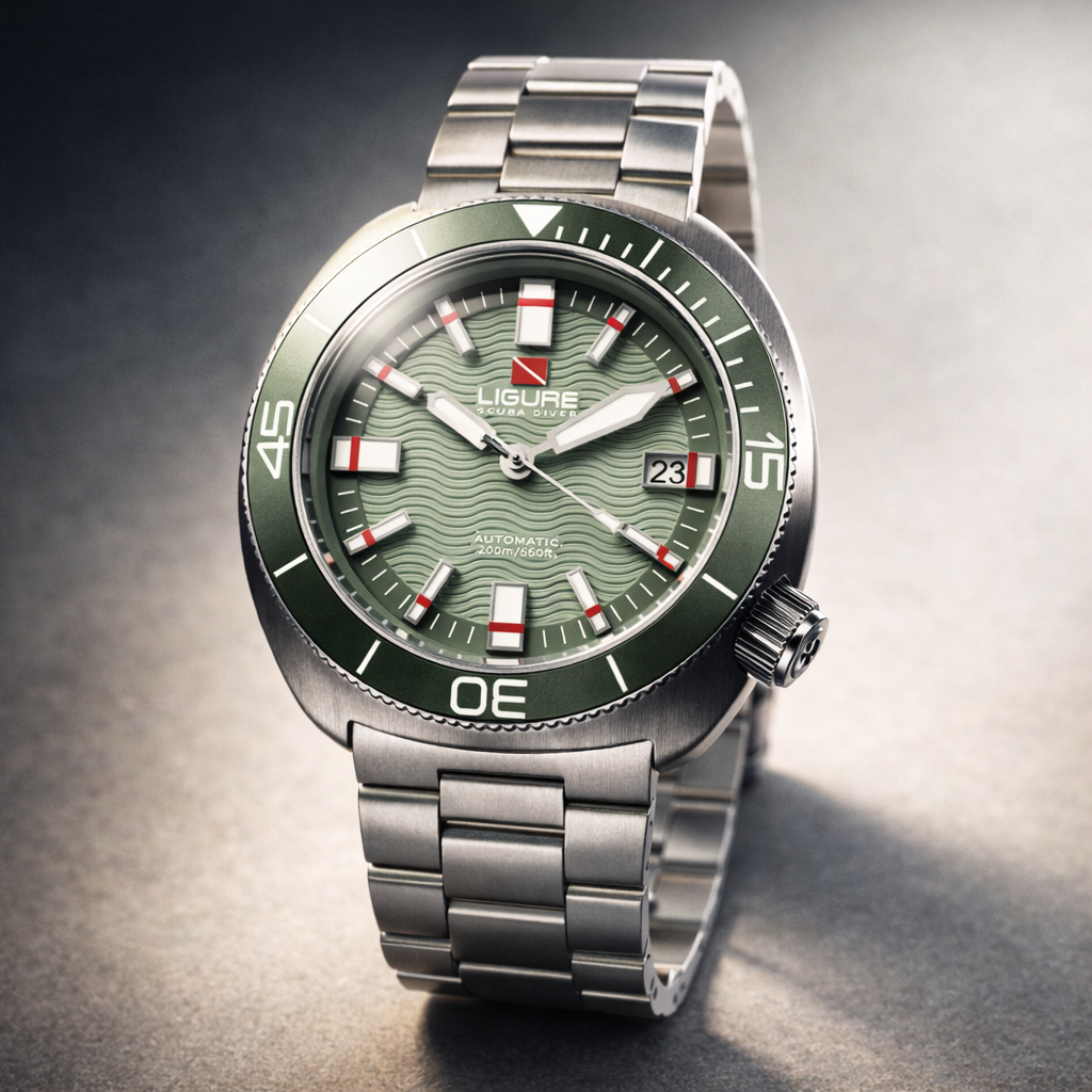 Olive Verde — Olive Green dial