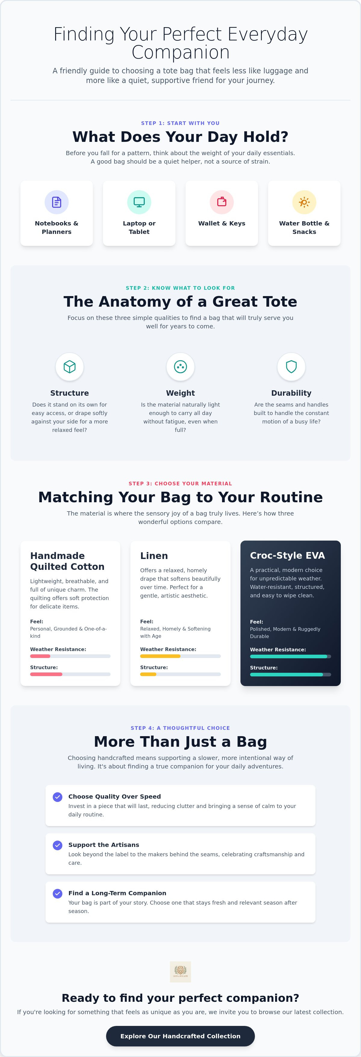 Everyday tote bag women