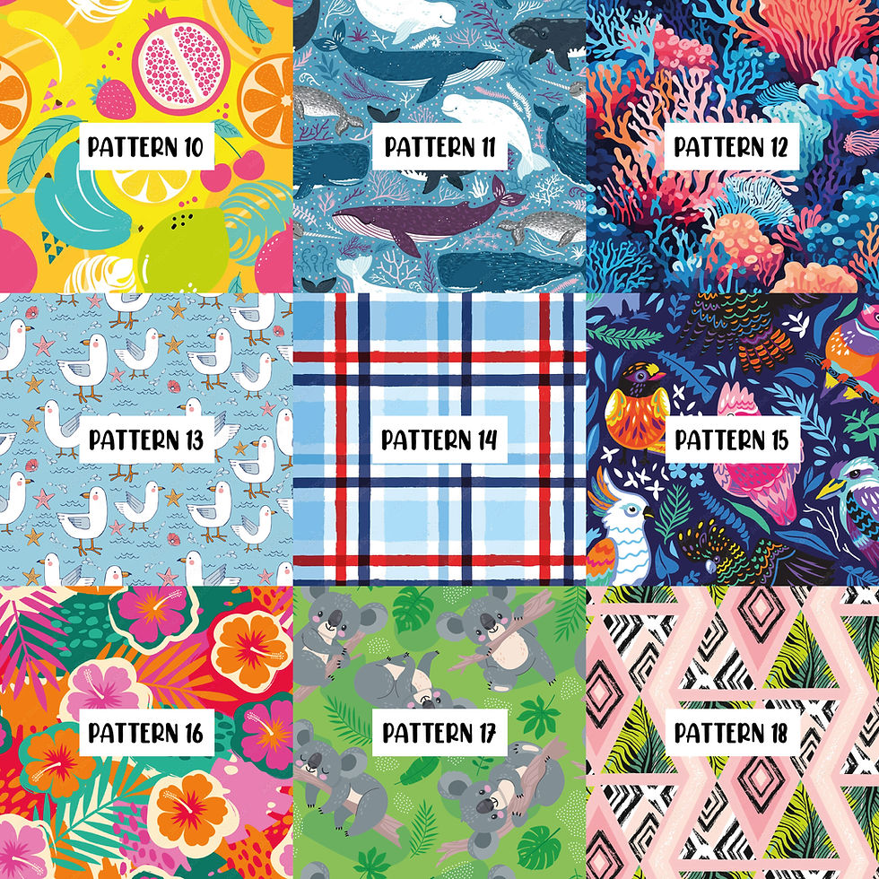 Thumbnail: Hair Scrunchie - Summer Patterns