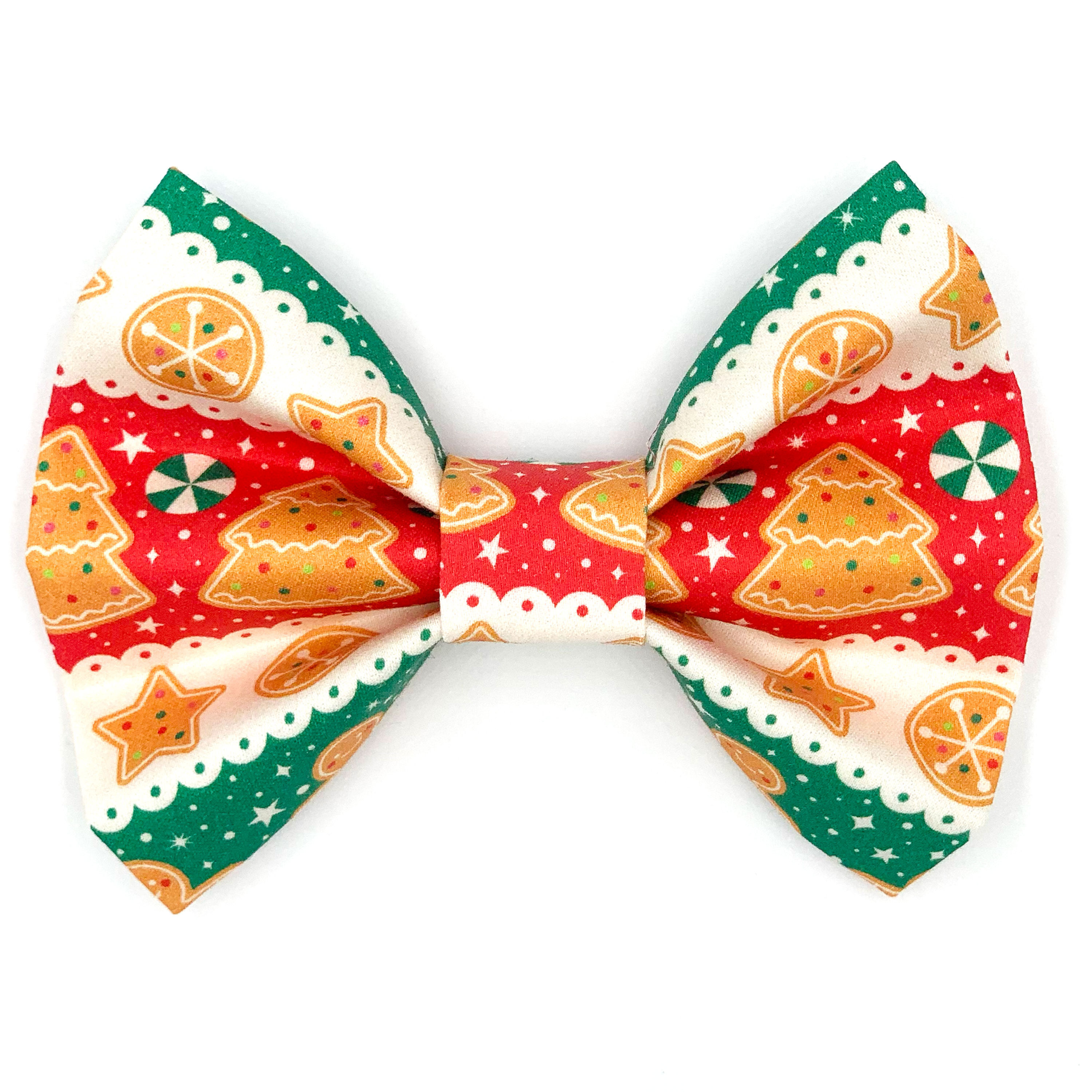Bowtie "Gingerbread Bakery" - Biscuits Stripes