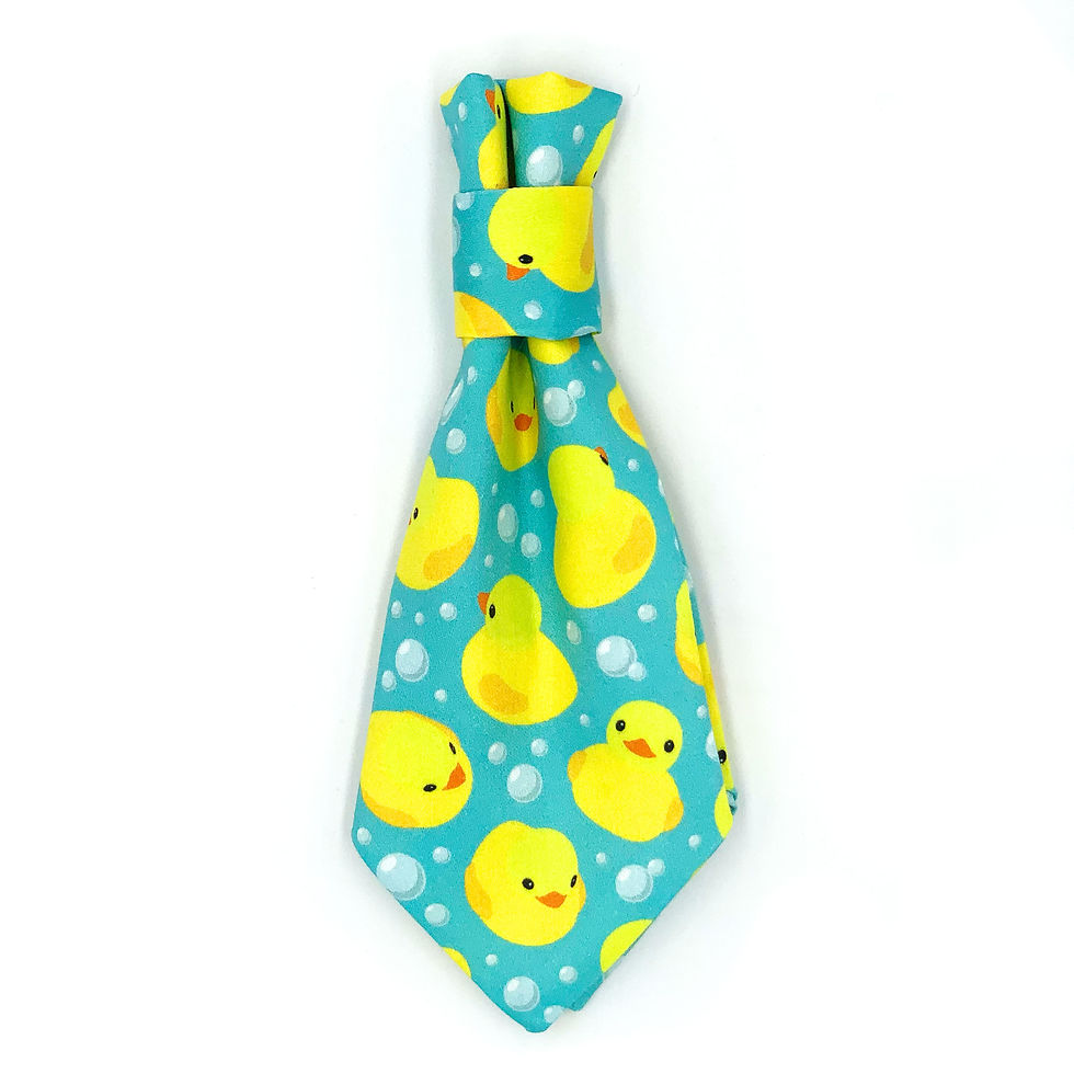 Tie "Ducks Bring Good Luck"