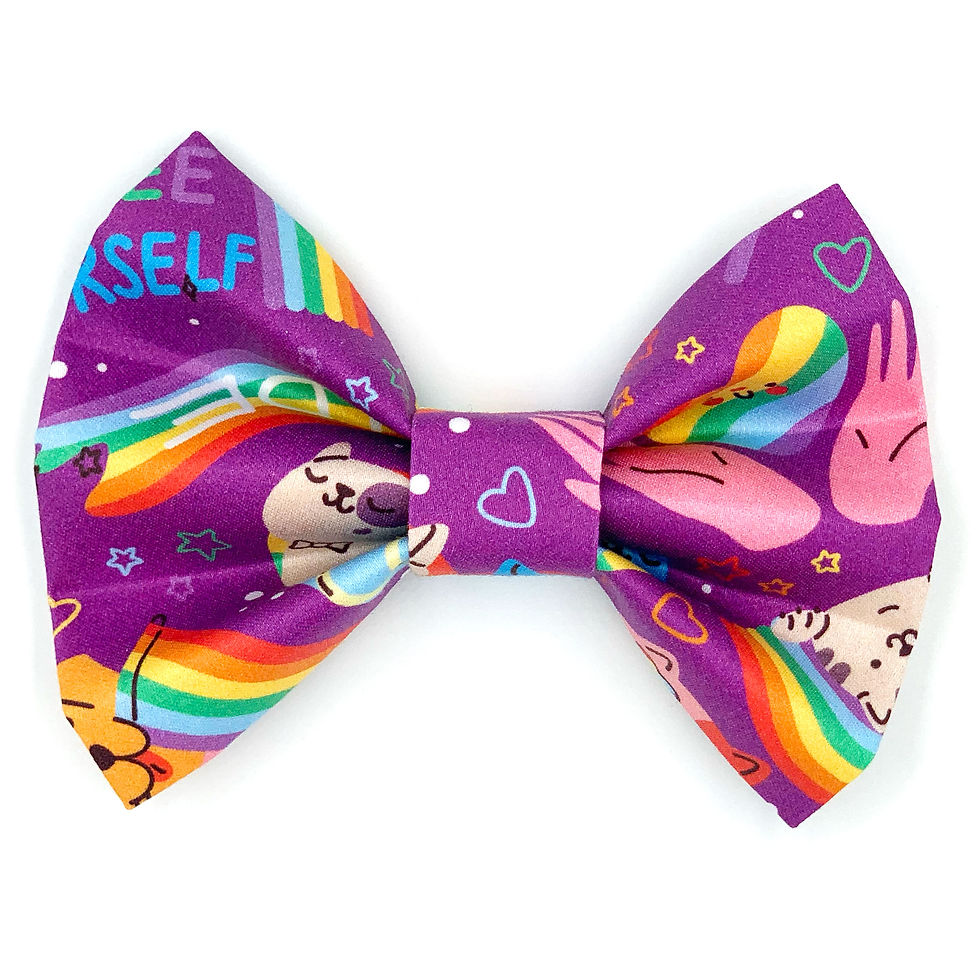 Bowtie "Proud To Be Myself" - Purple Pride