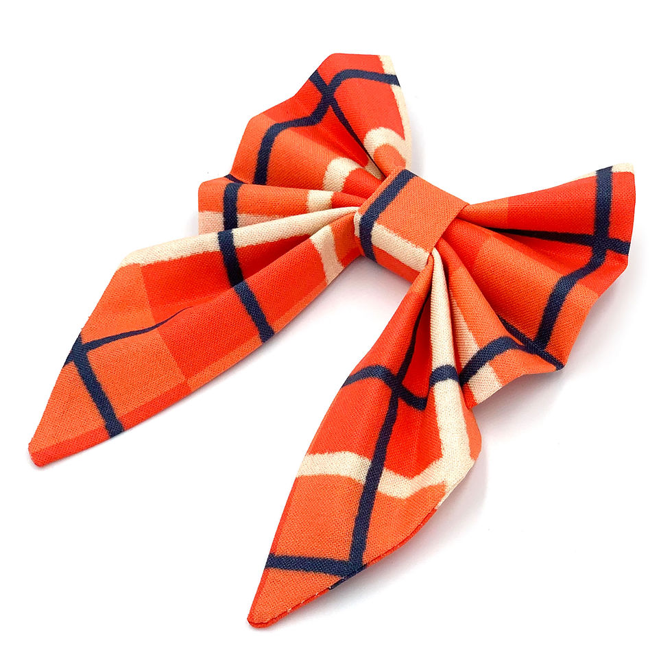 Thumbnail: Sailor Bowtie "Scary But Cute" - Orange & Blue