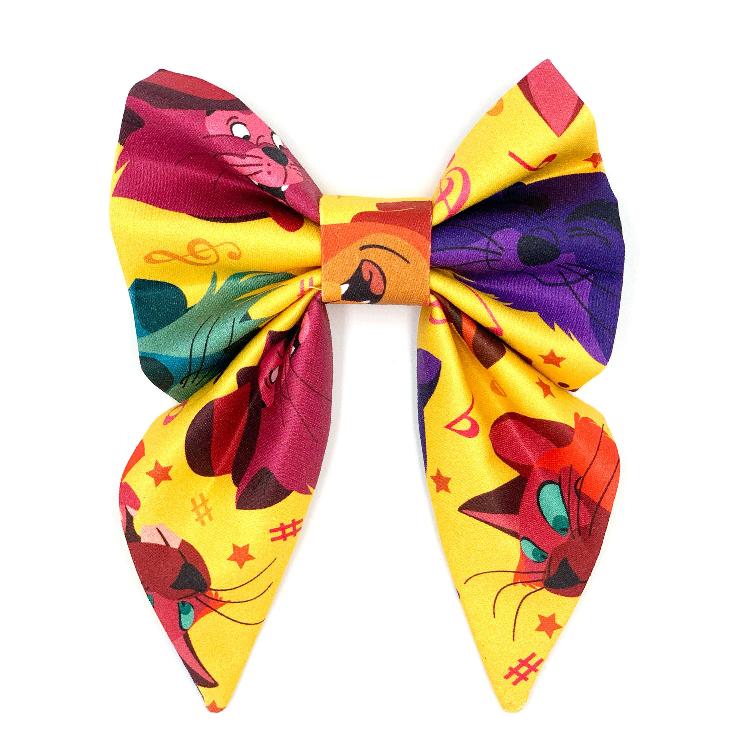 Sailor Bowtie "Scat Cat's Gang" - Yellow