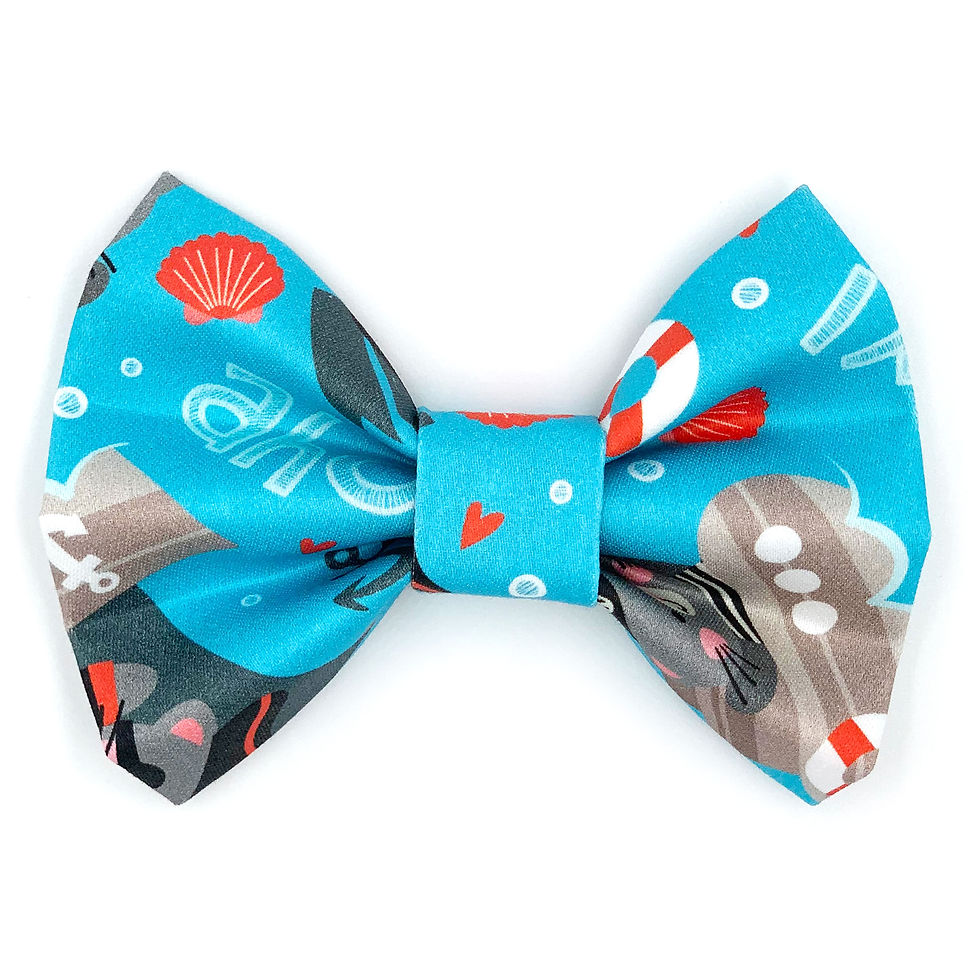 Bowtie "Ahoy, My Sailor!" - Light Blue