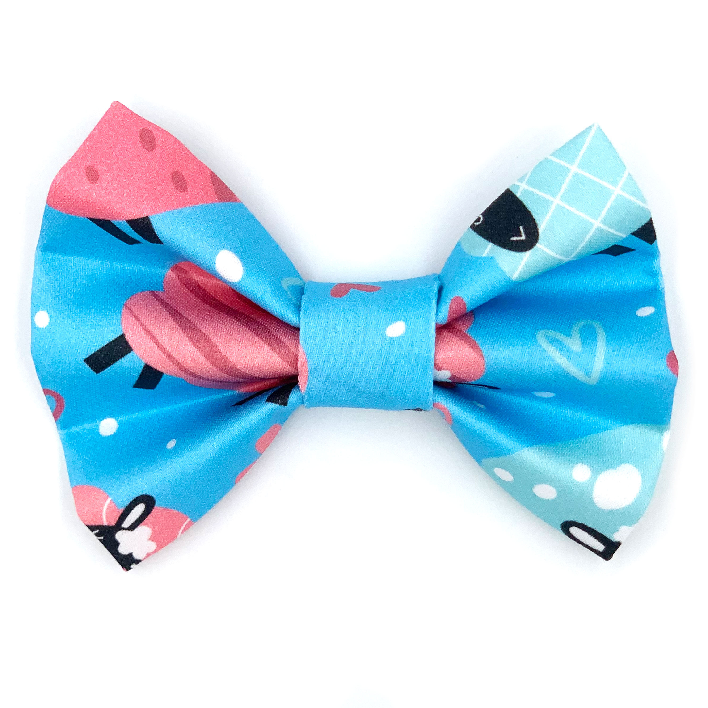 Bowtie "Cotton Candy Sheep" - Light Blue