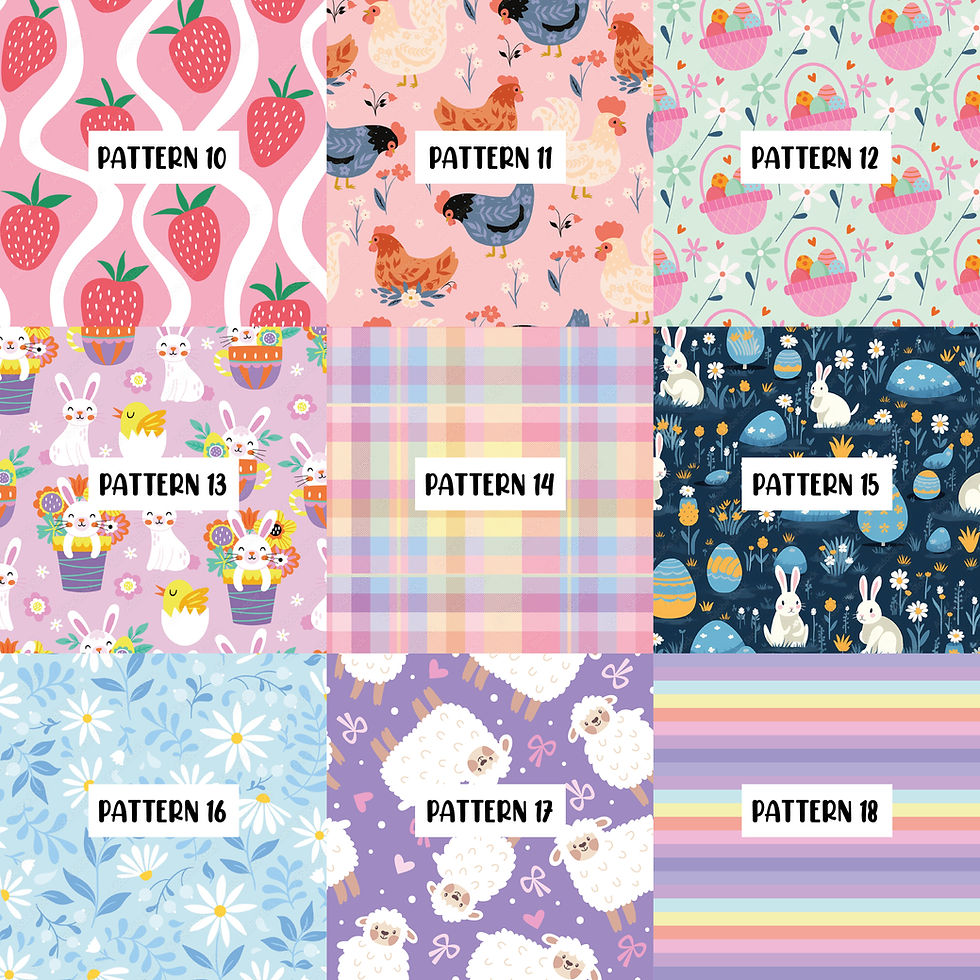 Thumbnail: Scrunchies - Easter Patterns
