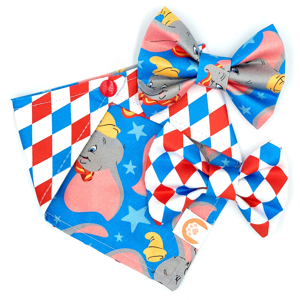 Set Bandana + Bowties "Dumbo Jumbo"