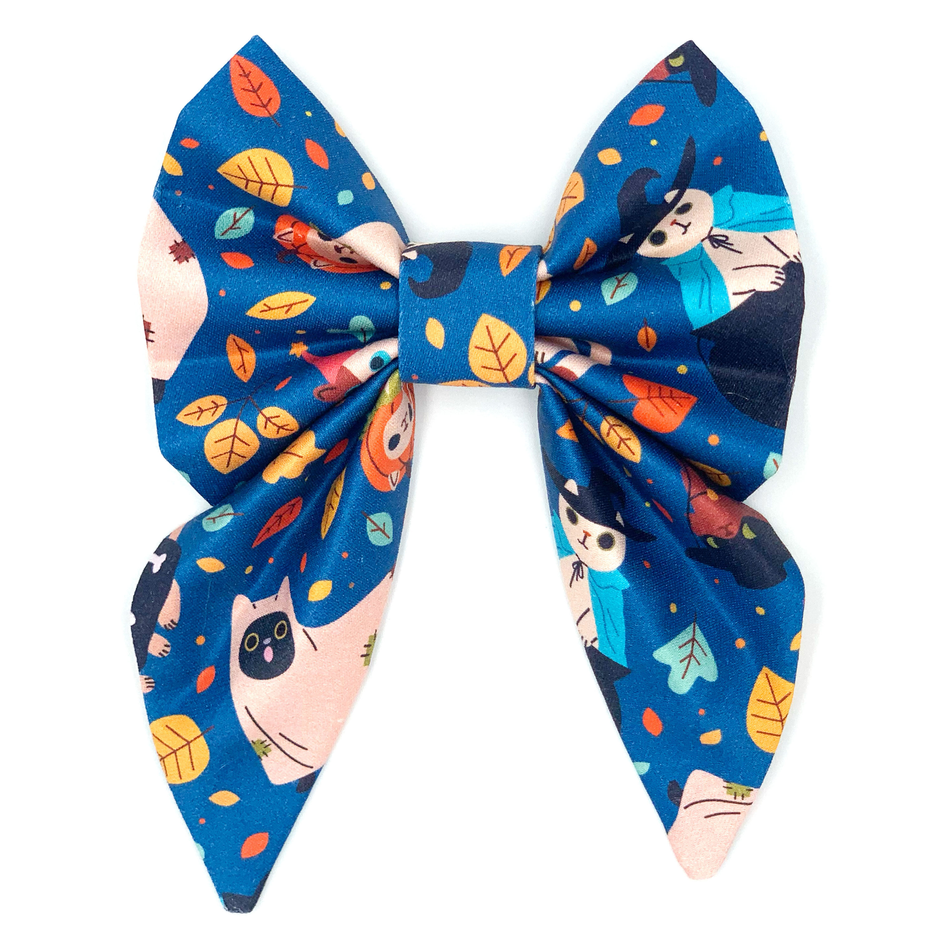 Sailor Bowtie "Carnival Of Meowsters" - Blue Kittens