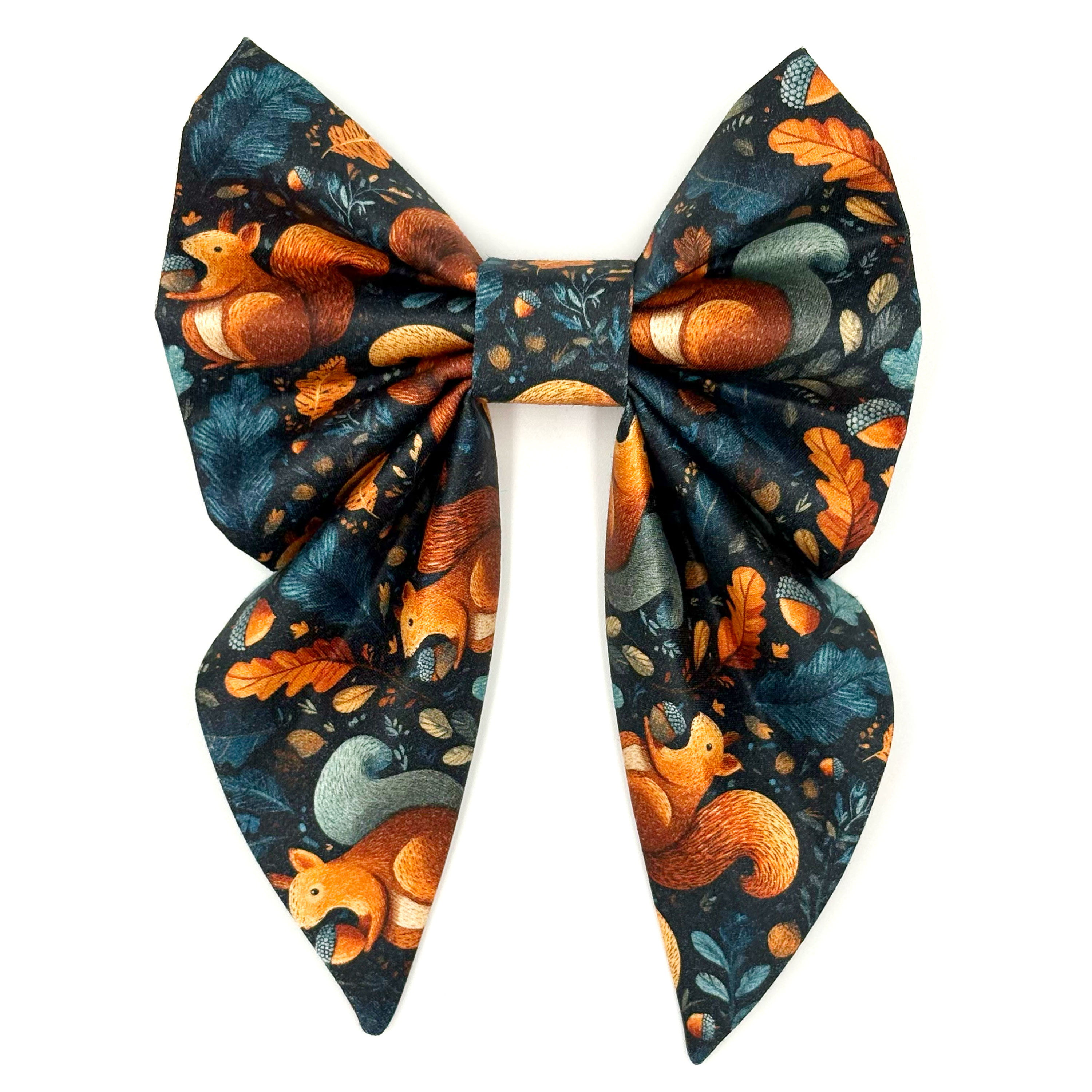 Sailor Bowtie "Acorn Squirrel Forest" - Squirrels & Leaves