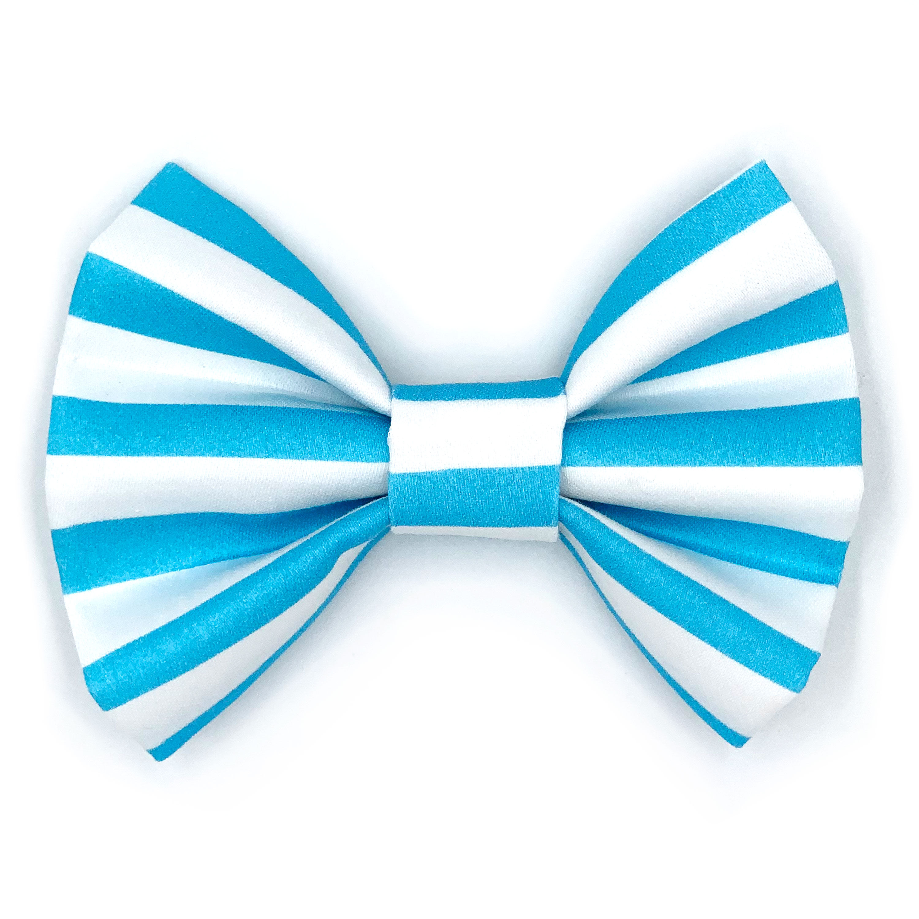 Bowtie "Shake It Off" - White & Blue Stripes