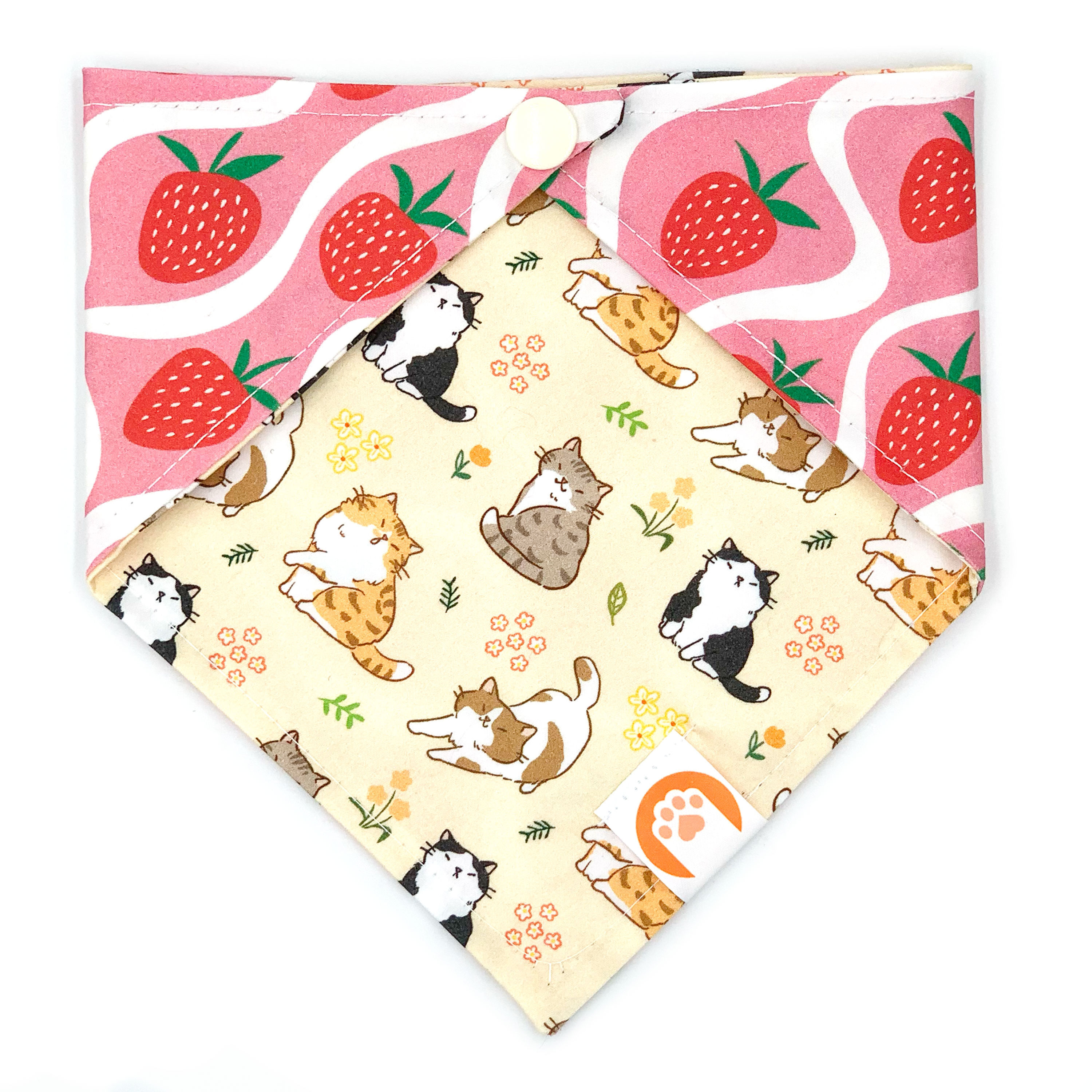 Bandana "Berry Special Purrs"